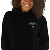 Unisex Embroidered Hoodie: Vegan AF