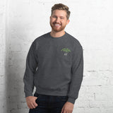 Unisex Embroidered Pullover Sweatshirt: Vegan AF