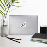 Vinyl stickers: Compassionate Badass Vegan